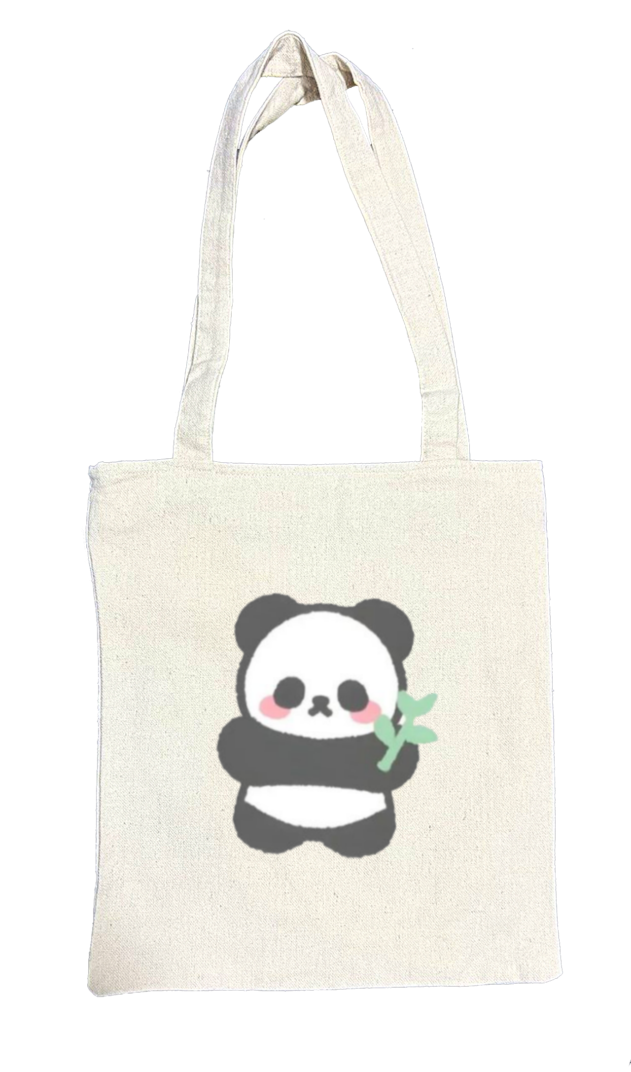 PANDA tote bag beige 3