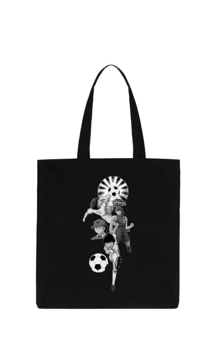 Captain Tsubasa tote bag Black 3