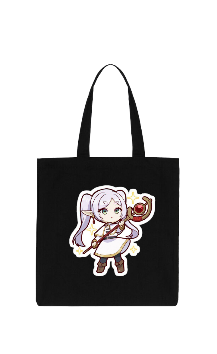 Frieren Beyond Journey's End tote bag Black 3