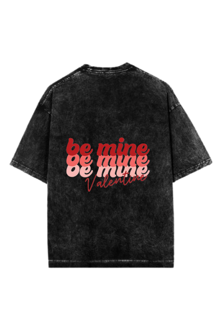 VaIentine coupIe One Size t- shirt Washed Back 3