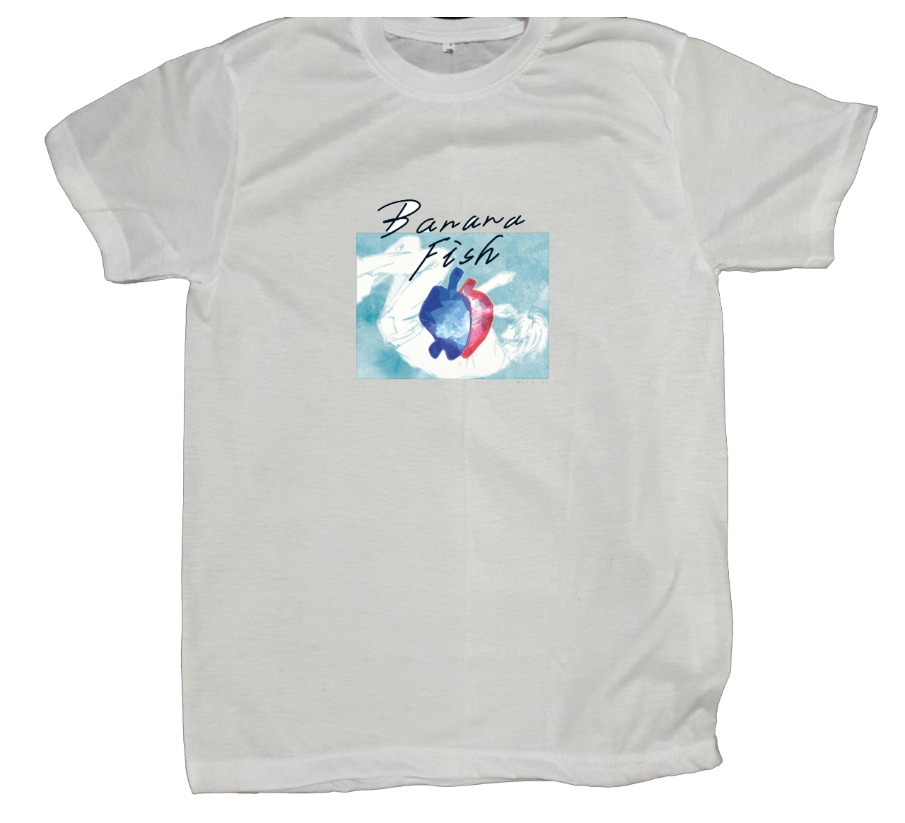 Banana fish t- shirt fat White 3