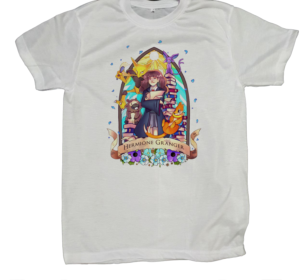 Harry Potter t- shirt fat White 3