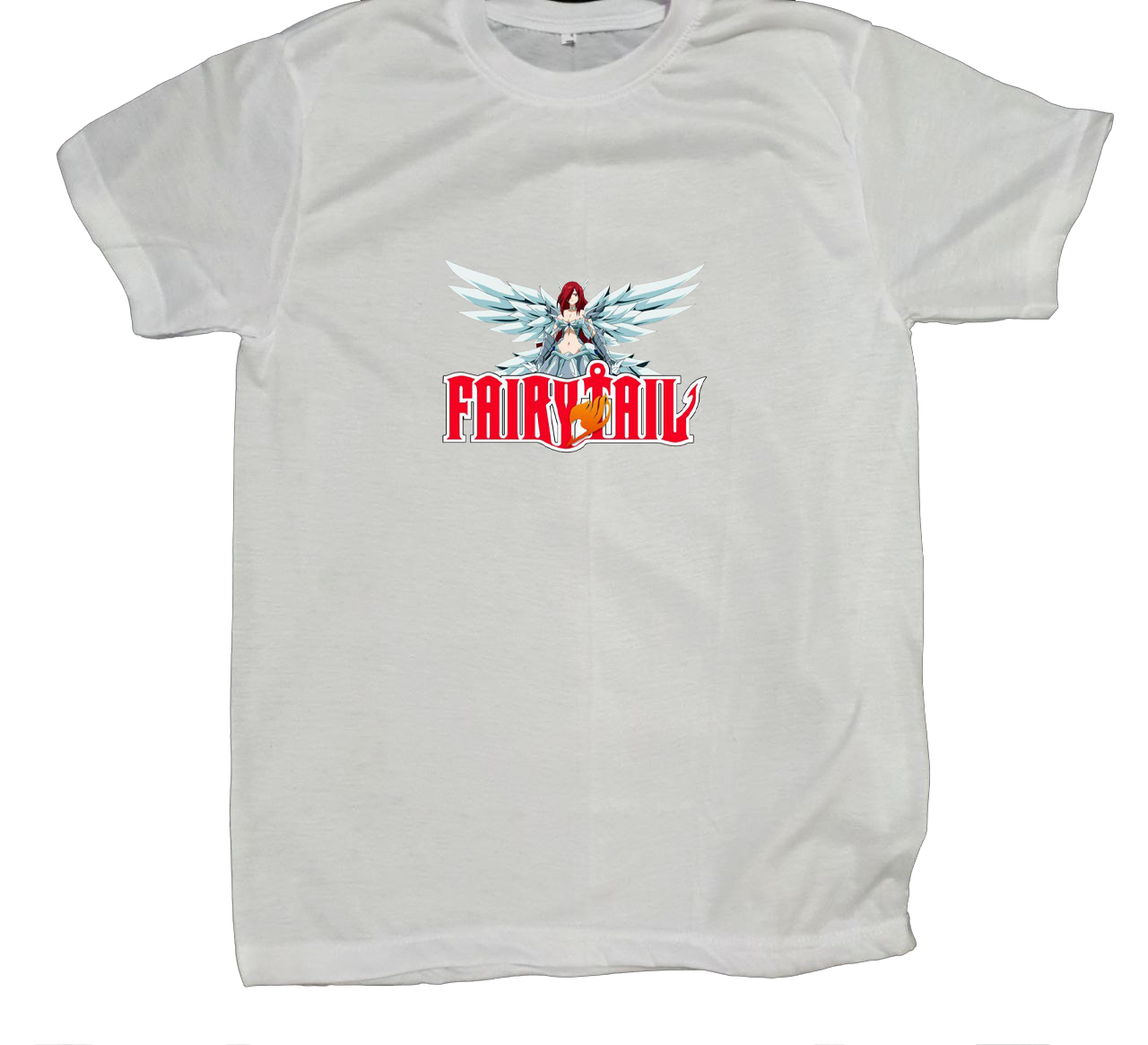 fairy tail t- shirt fat White 3