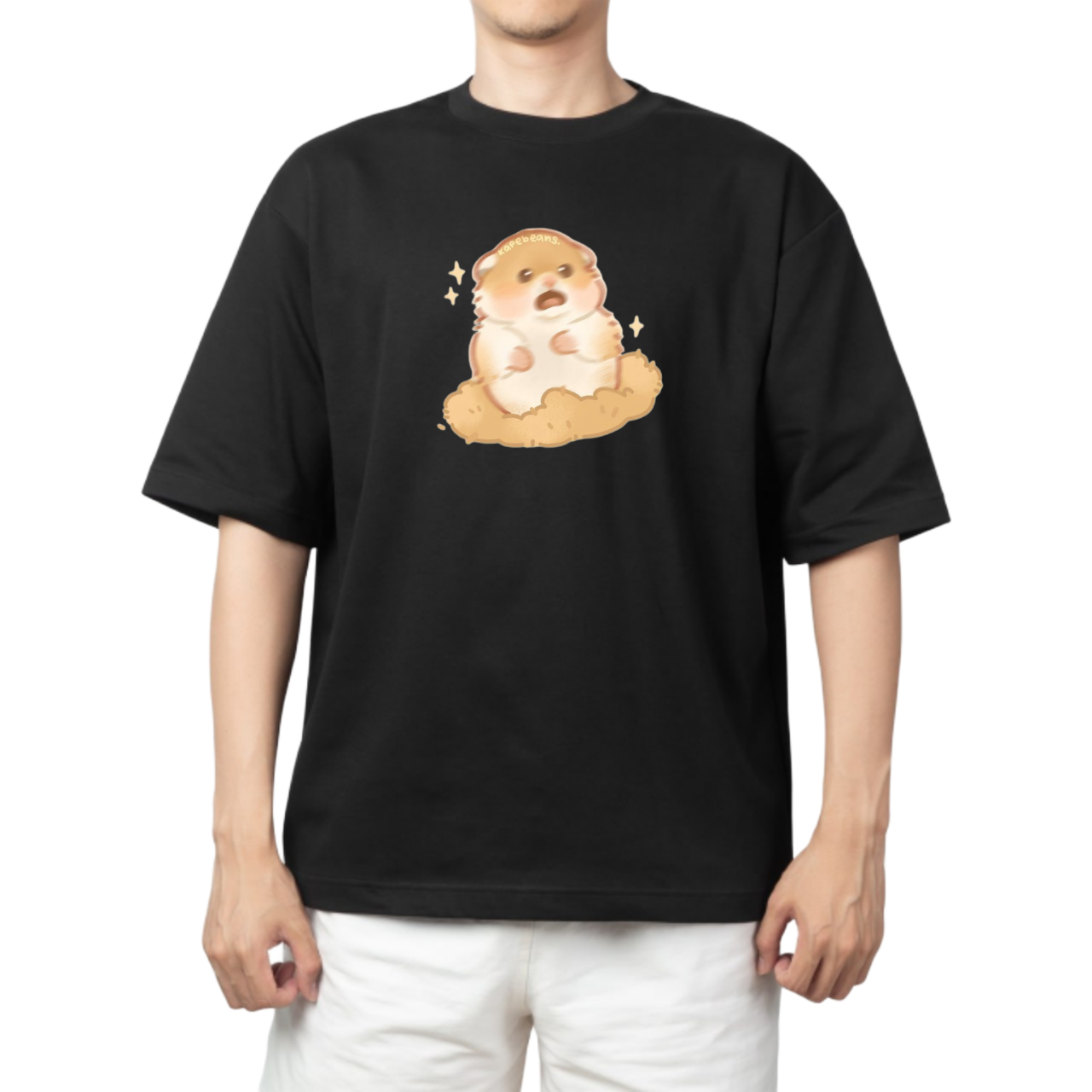 hamster One Size t- shirt Black 3