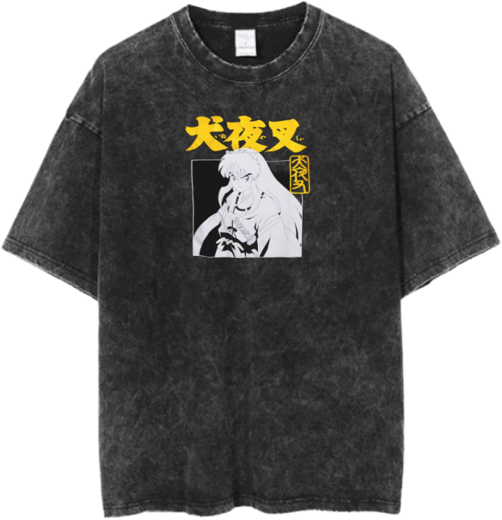 Inuyasha t- shirt One Size Washed 3