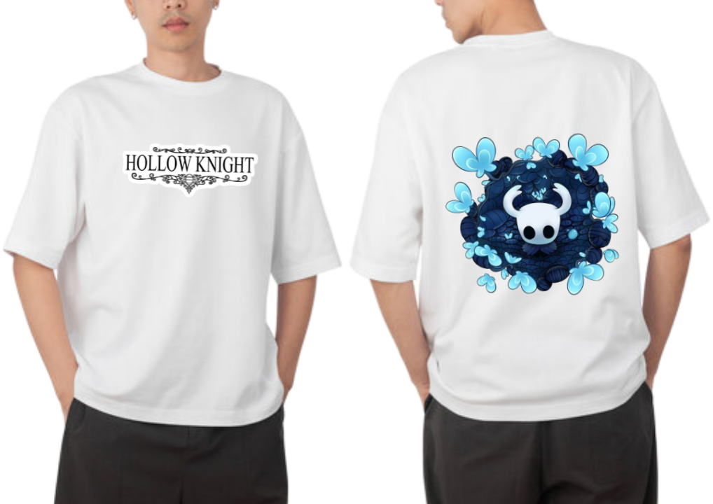 Hollow Knight t- shirt One Size White Back 3
