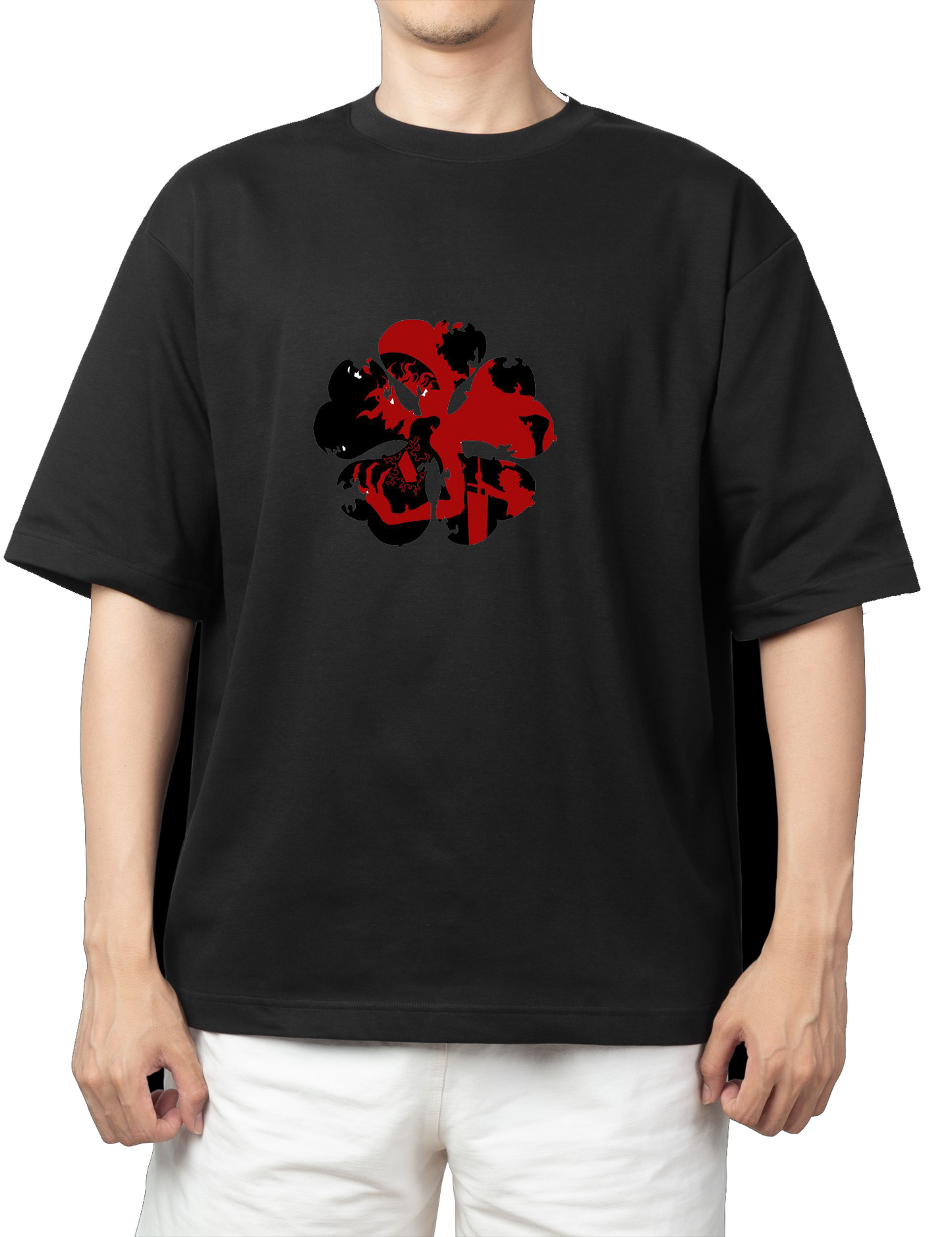 Black clover t- shirt One Size Black 3