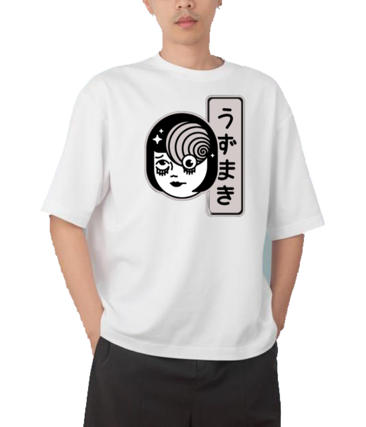 Tomie Kawakami t- shirt Over Size White 3