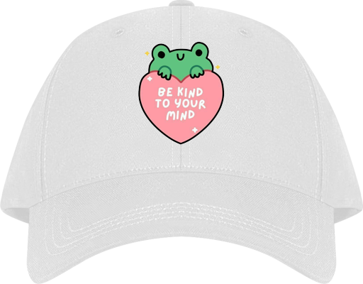 Baseball cap White BE KIND TO YOUR 3