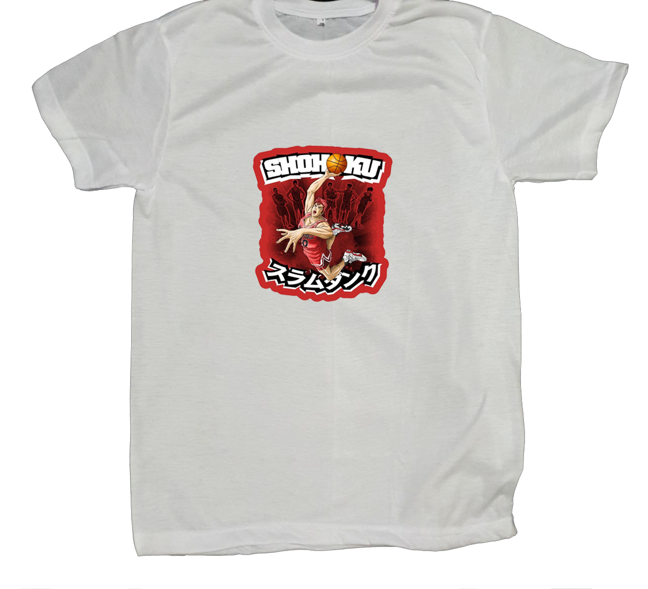 Slam Dunk t- shirt fat White 3