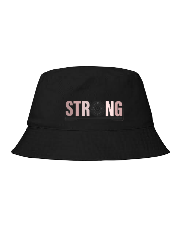 workout gym pilates Bucket hat Fishman hat cap Black 40