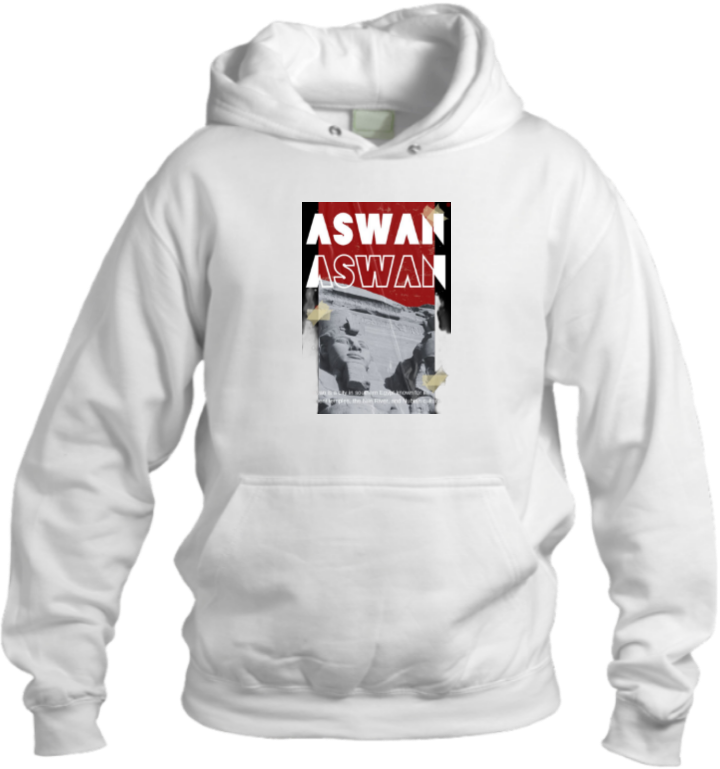 Egypt Over Size hoodie White 40
