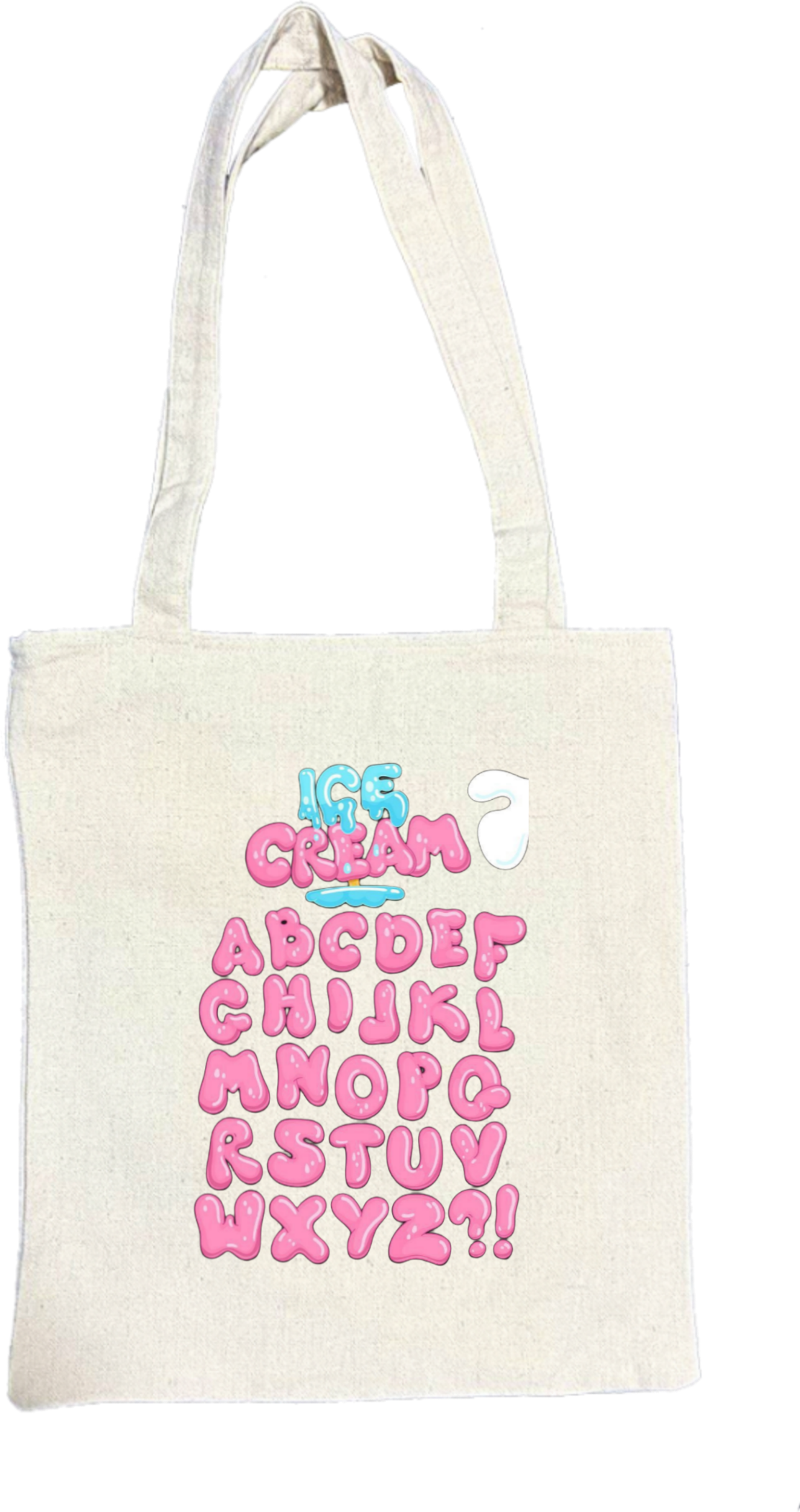 ABCDEF CHIJKL MNOPG RSTUV WXYZ!! tote bag beige 130