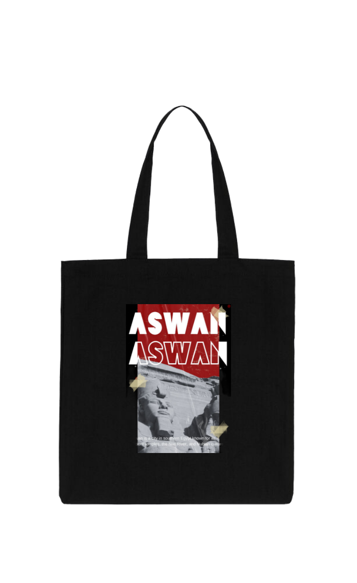 Egypt tote bag Black 40