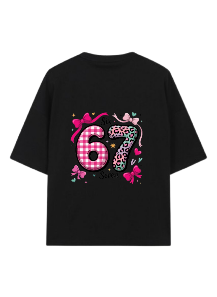 67 designs One Size t- shirt Black Back 39