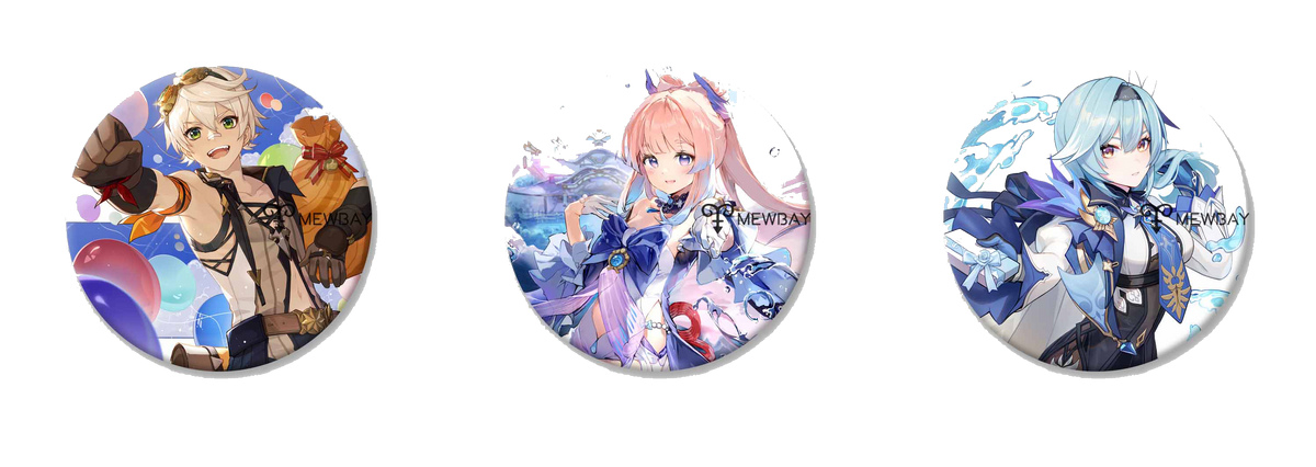 Genshin Impact brooch 123