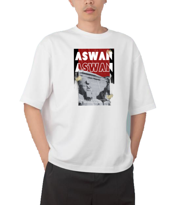 Egypt t- shirt Over Size White 40