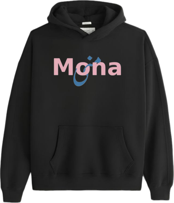 names One Size hoodie Black Mona 40