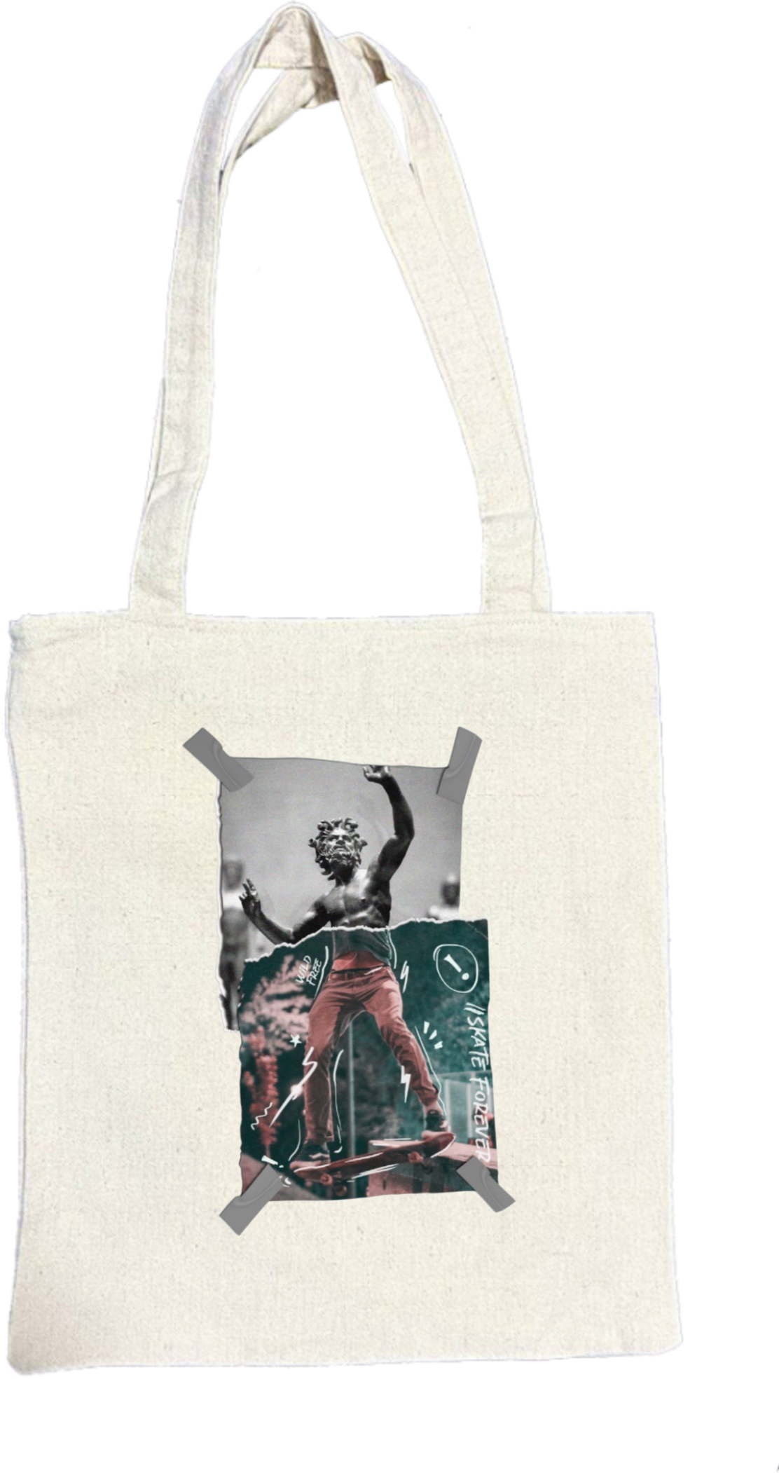 كولاج tote bag beige 180