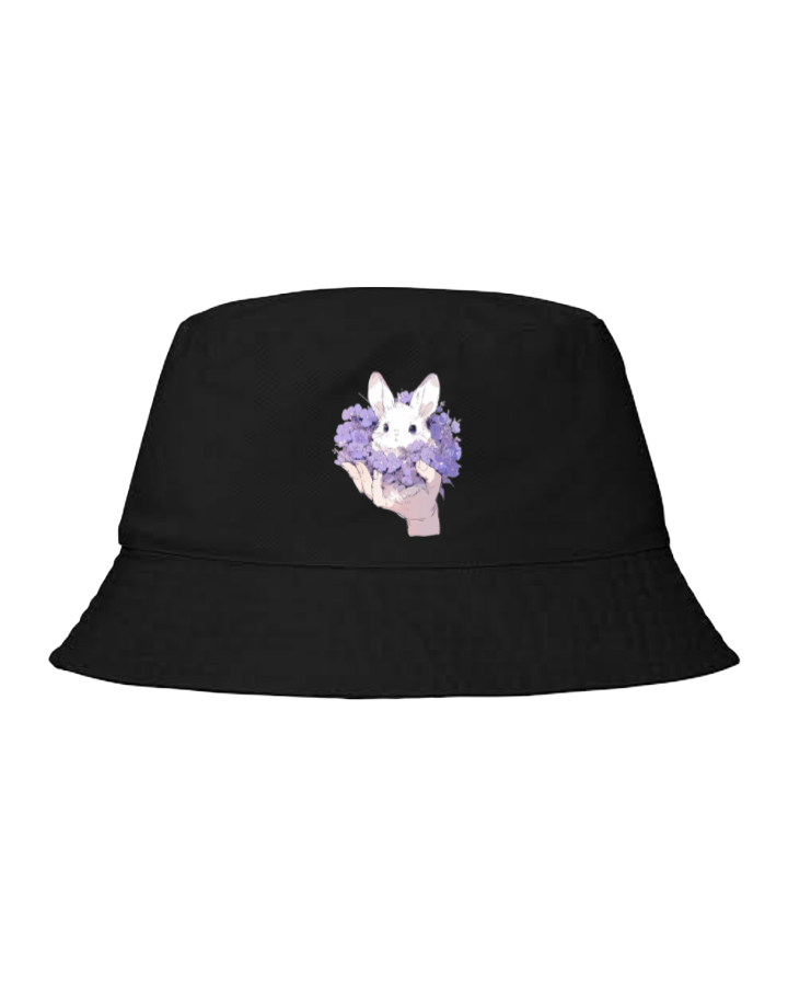 bunny Bucket hat Fishman hat cap Black 40