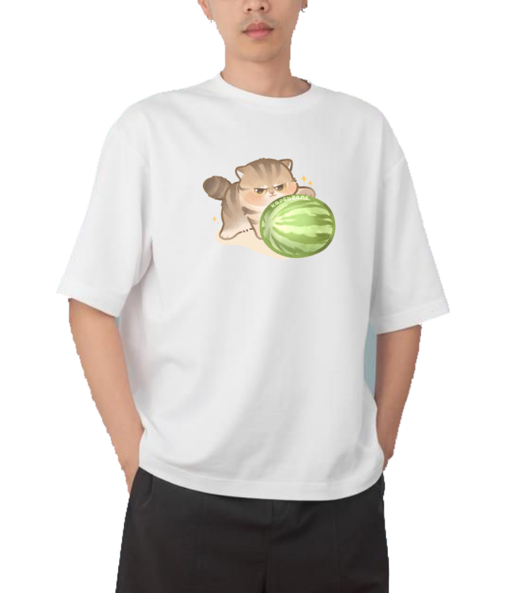 cat One Size t- shirt White 40