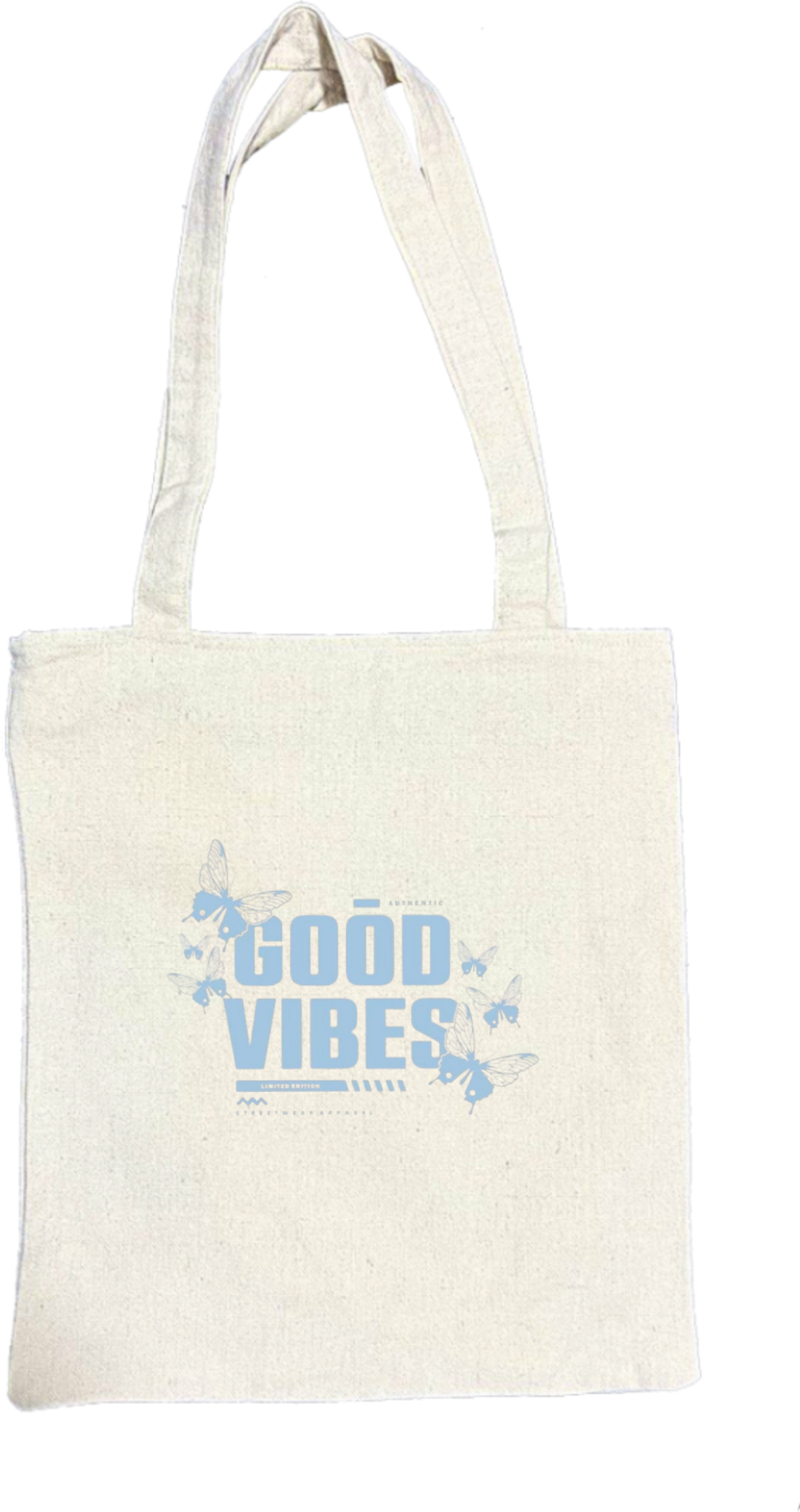 butterflies tote bag Beige 40
