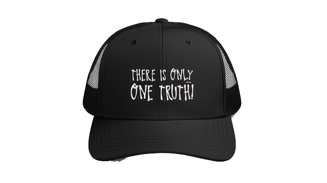 Baseball cap Black THERE IS ONLY ONE TRUTH 40