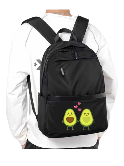 Kawaii Love / Valentine Food Doodles School Back bag bag 40