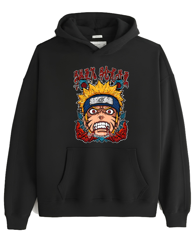 Naruto Shippuden One Size hoodie Black 40