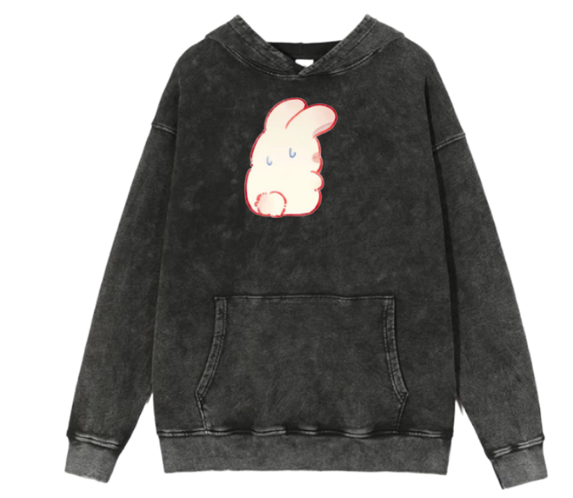 bunny Oversize Hoodie Washed 41