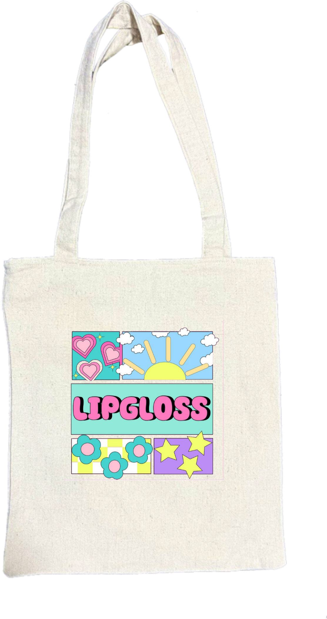 LIPGLOSS tote bag beige 41