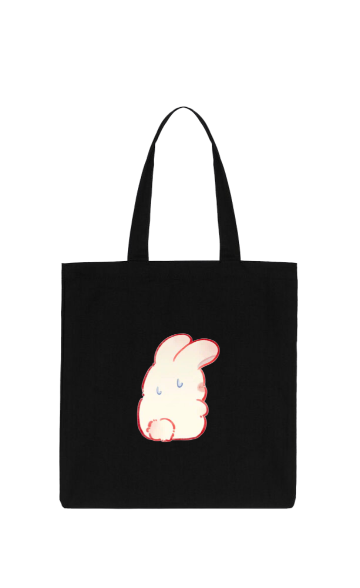 bunny tote bag White 41
