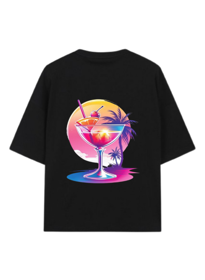 Summer Vibes t- shirt Black Back 41
