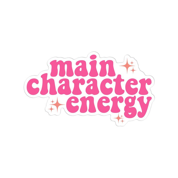 Sticker main character energy 41
