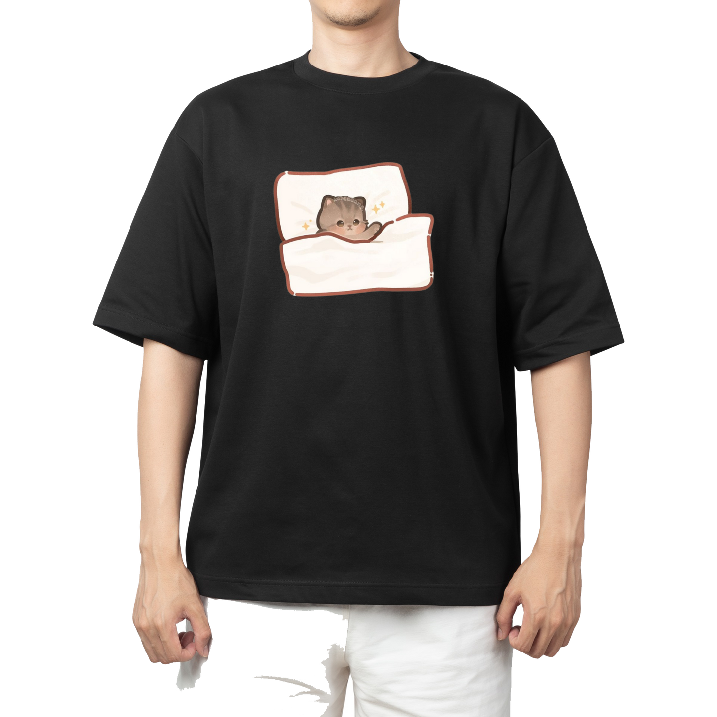 cat One Size t- shirt Black 42