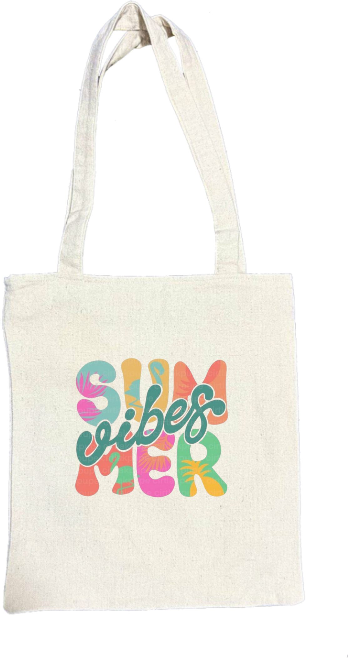 Summer Vibes tote bag Beige 42