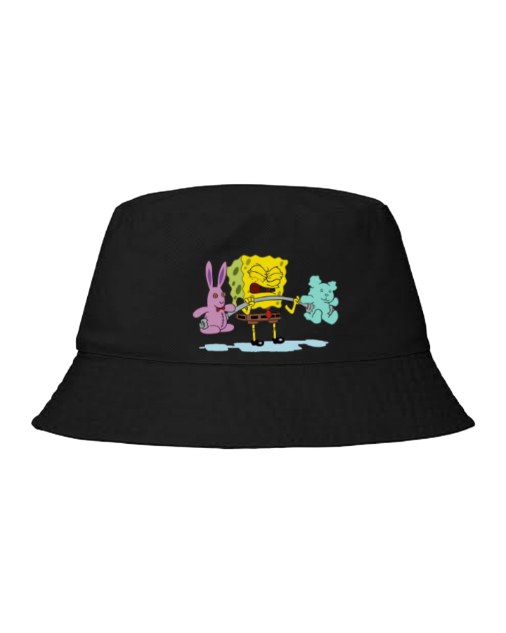 workout gym pilates Bucket hat Fishman hat cap Black 42