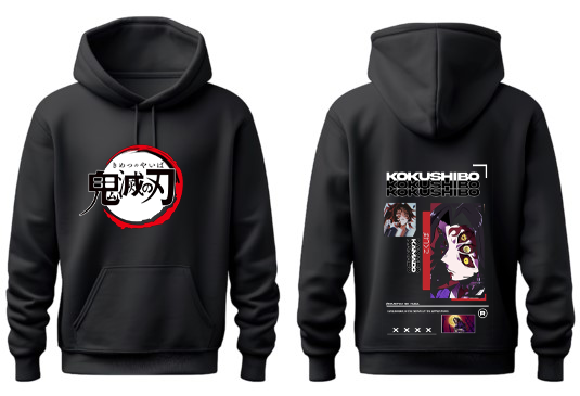 Anime Demon slayer nezuko tanjiro Oversize Hoodie Black 42