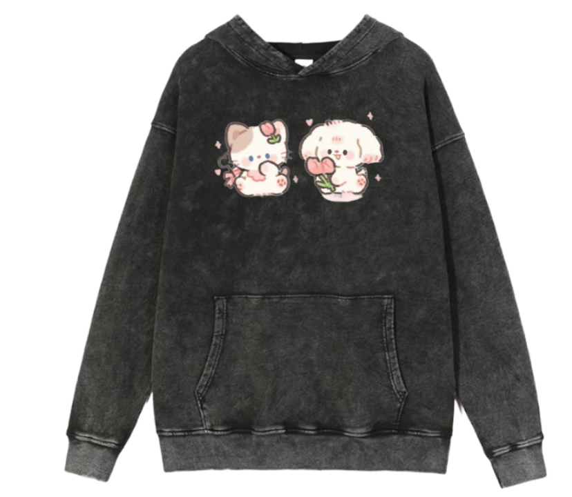 bunny Oversize Hoodie Washed 42