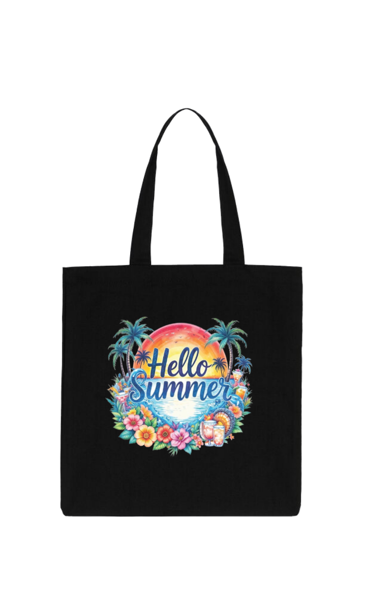 Summer Vibes tote bag Black 43