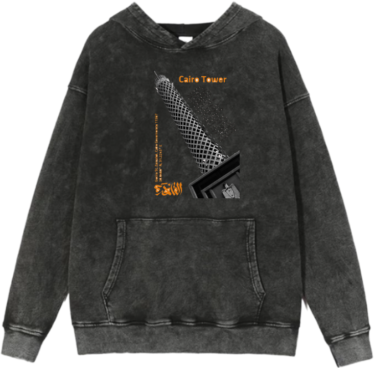 Egypt Over Size hoodie Washed 43