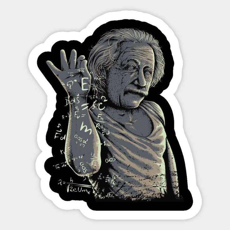 Albert Einstein Sticker 118