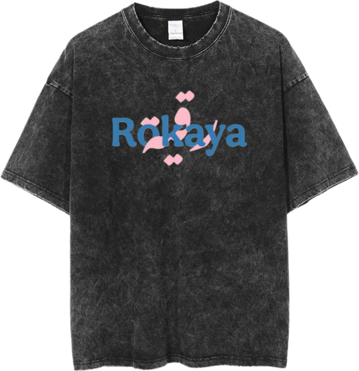 names t- shirt One Size Washed Rokaya 43