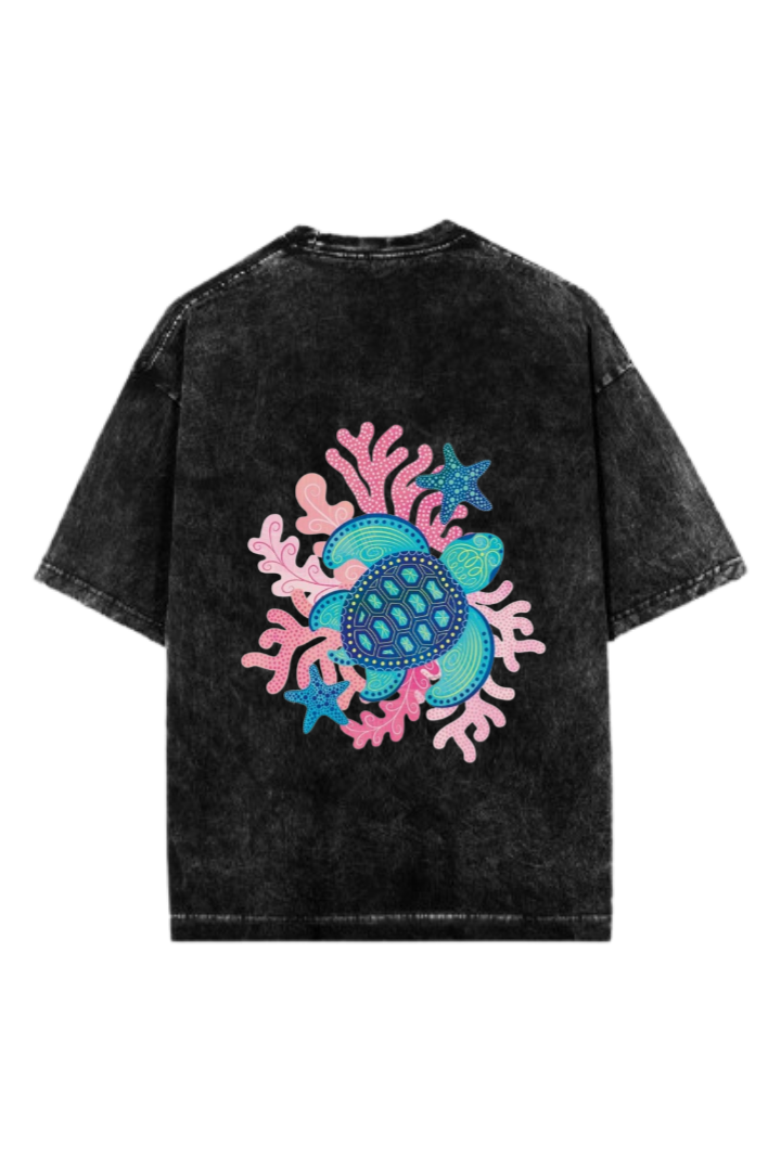 Summer Vibes One Size t- shirt Washed Back 43
