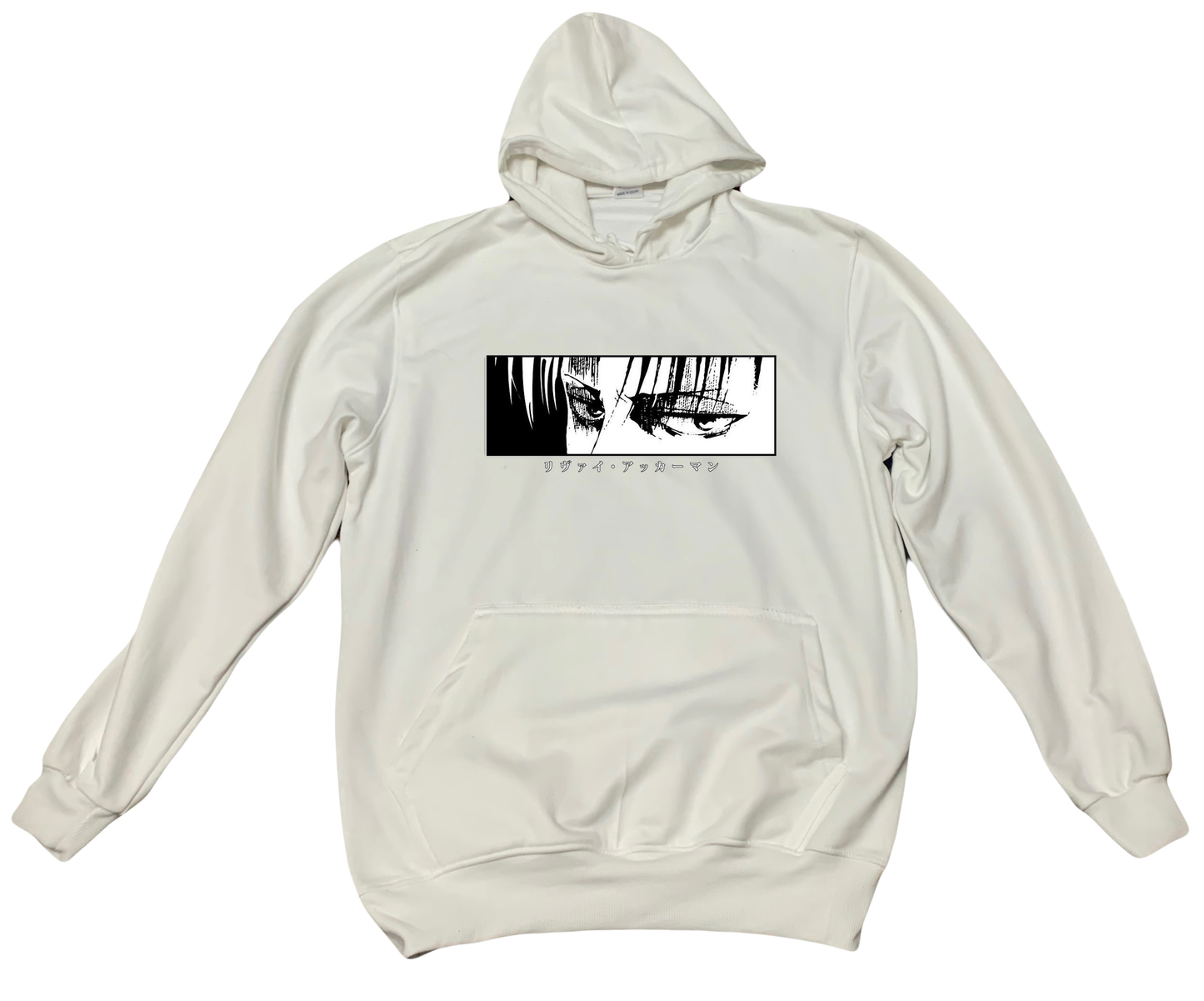 Anime Attack on titan shingeki no kyojin eren levi mikasa Aot White Oversize HOODIE 44