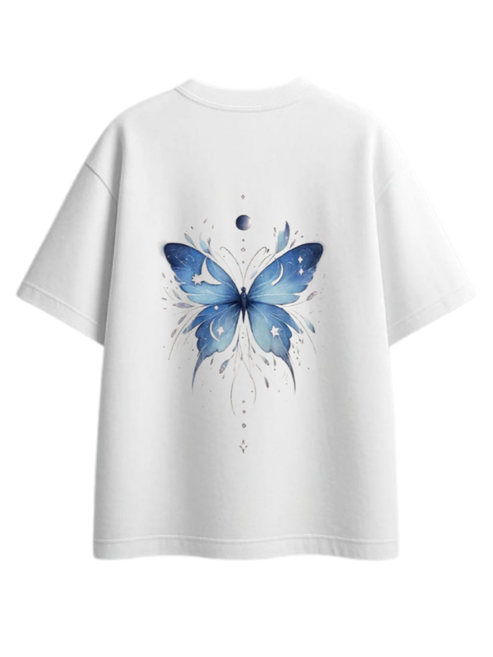 butterflies t- shirt White Back 41