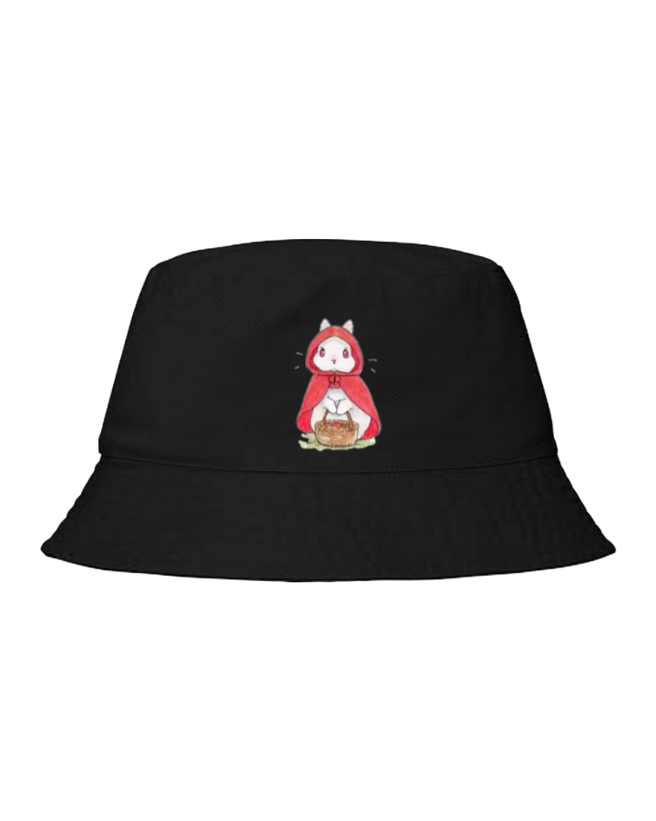 bunny Bucket hat Fishman hat cap Black 44