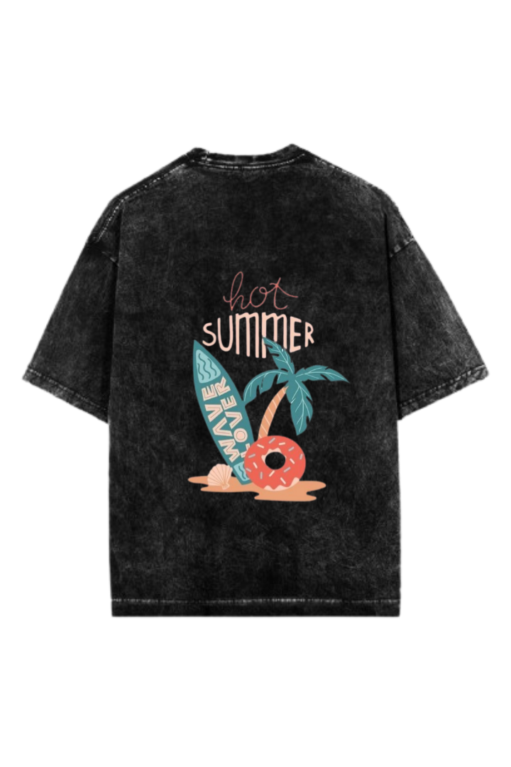Summer Vibes One Size t- shirt Washed Back 44