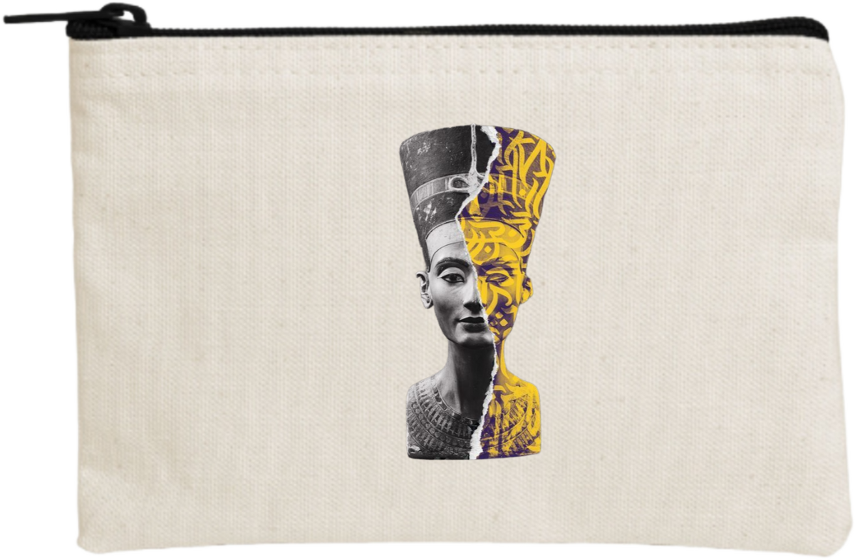 Egypt wallet pencil case Beige 44