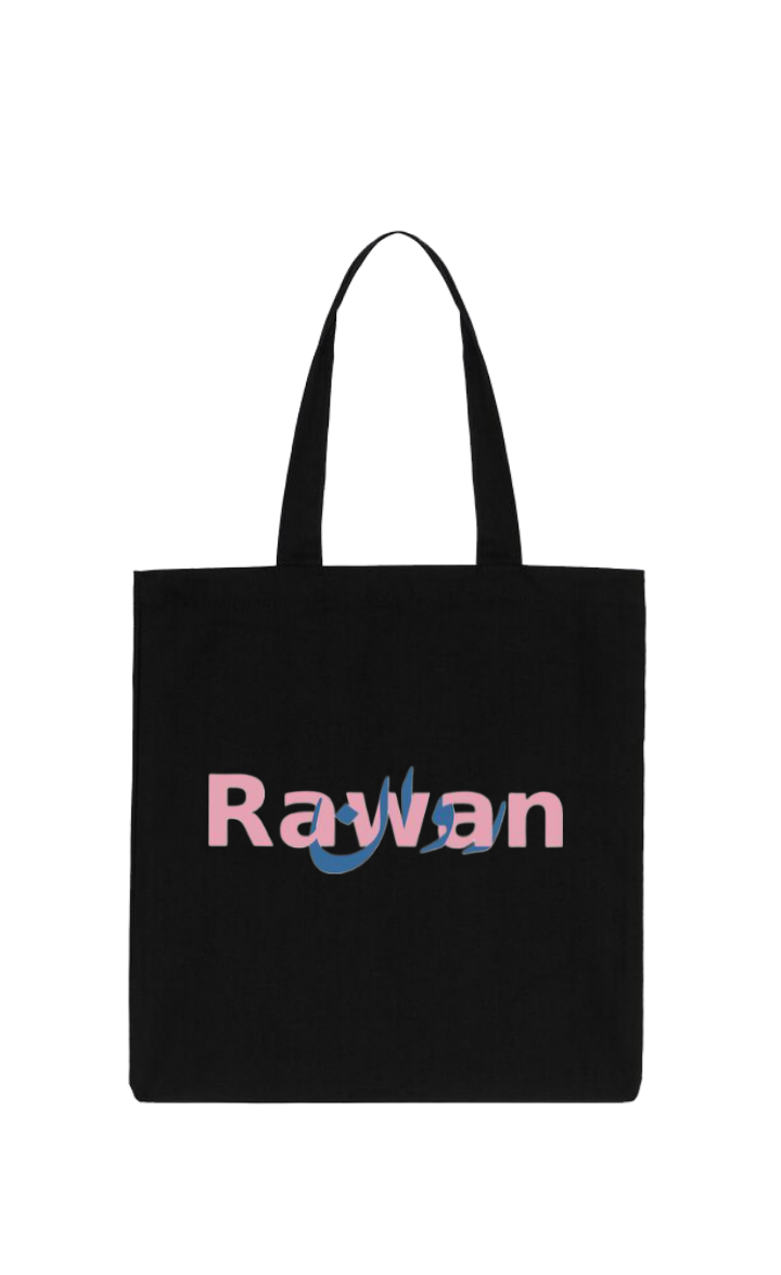 names tote bag Black Rawan 45